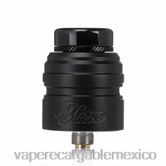 Vape Recargable Thunderhead Creations Blaze Solo 24mm Bf Rda Negro Mate